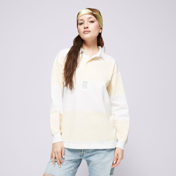 Koszulka polo damska CHAMPION POLO LONG SLEEVE POLO 117205ww001 kolor biały