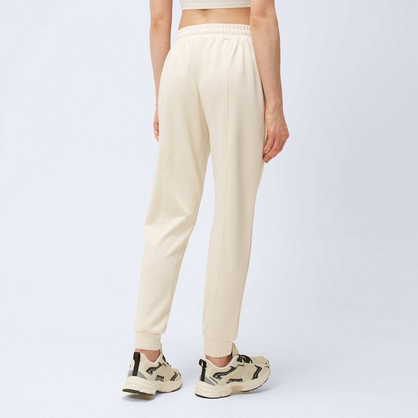 Spodnie dresowe damskie UMBRO SPODNIE VIBA II ul125spd22001 kolor beżowy