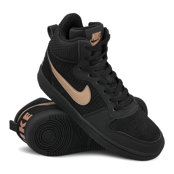 Buty sportowe damskie NIKE W COURT BOROUGH MID PREM 844907002 kolor czarny