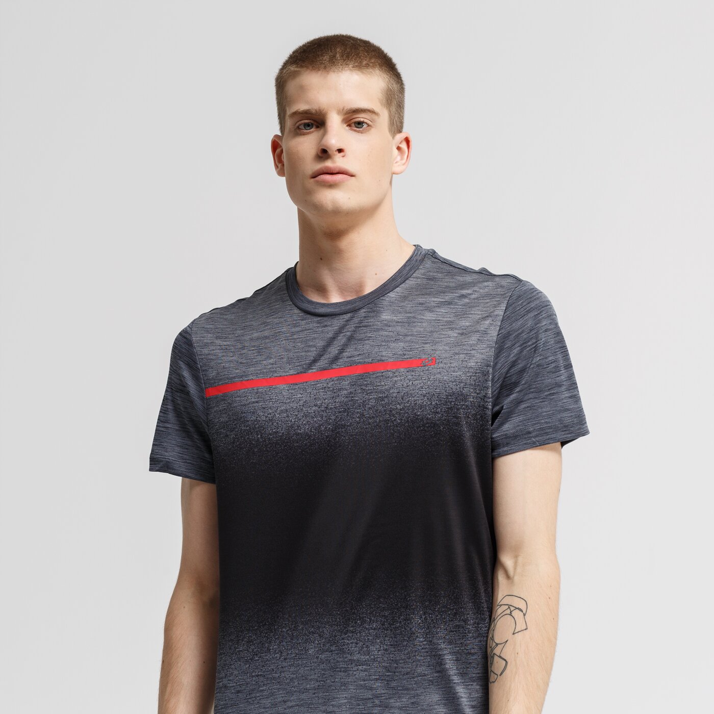 Koszulka męska LOTTO T-SHIRT SS VABENE PL 211427-029 kolor szary