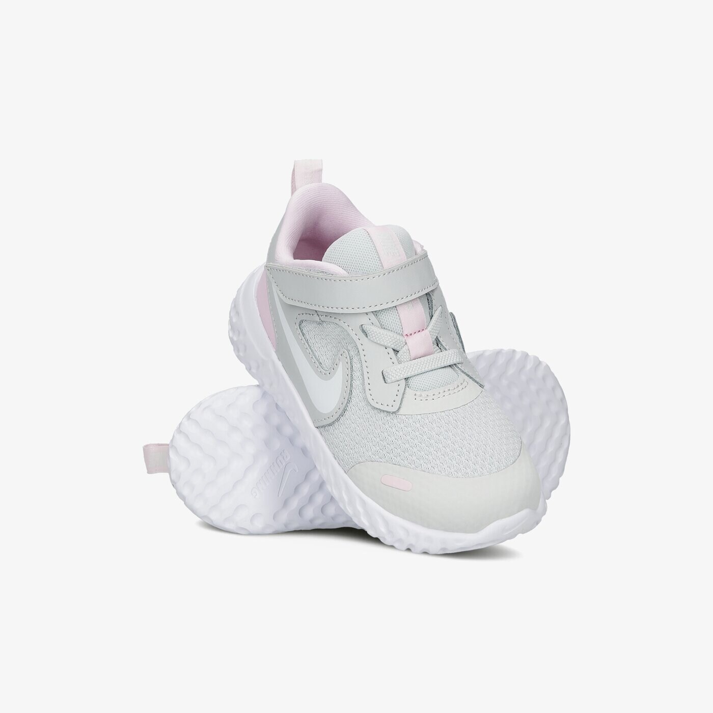 Buty do biegania dla dzieci NIKE REVOLUTION 5 bq5673-021 kolor szary
