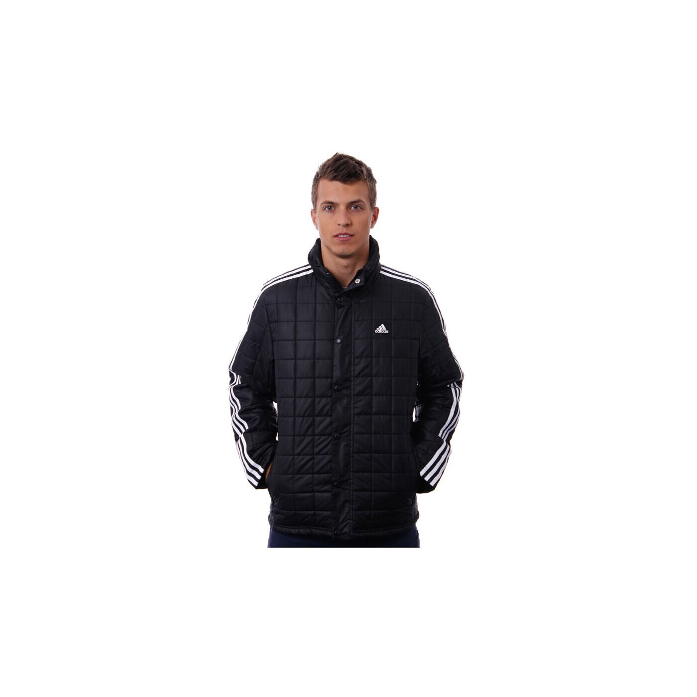 Kurtka zimowa męska ADIDAS KURTKA PAD JKT 3S w61396 kolor czarny