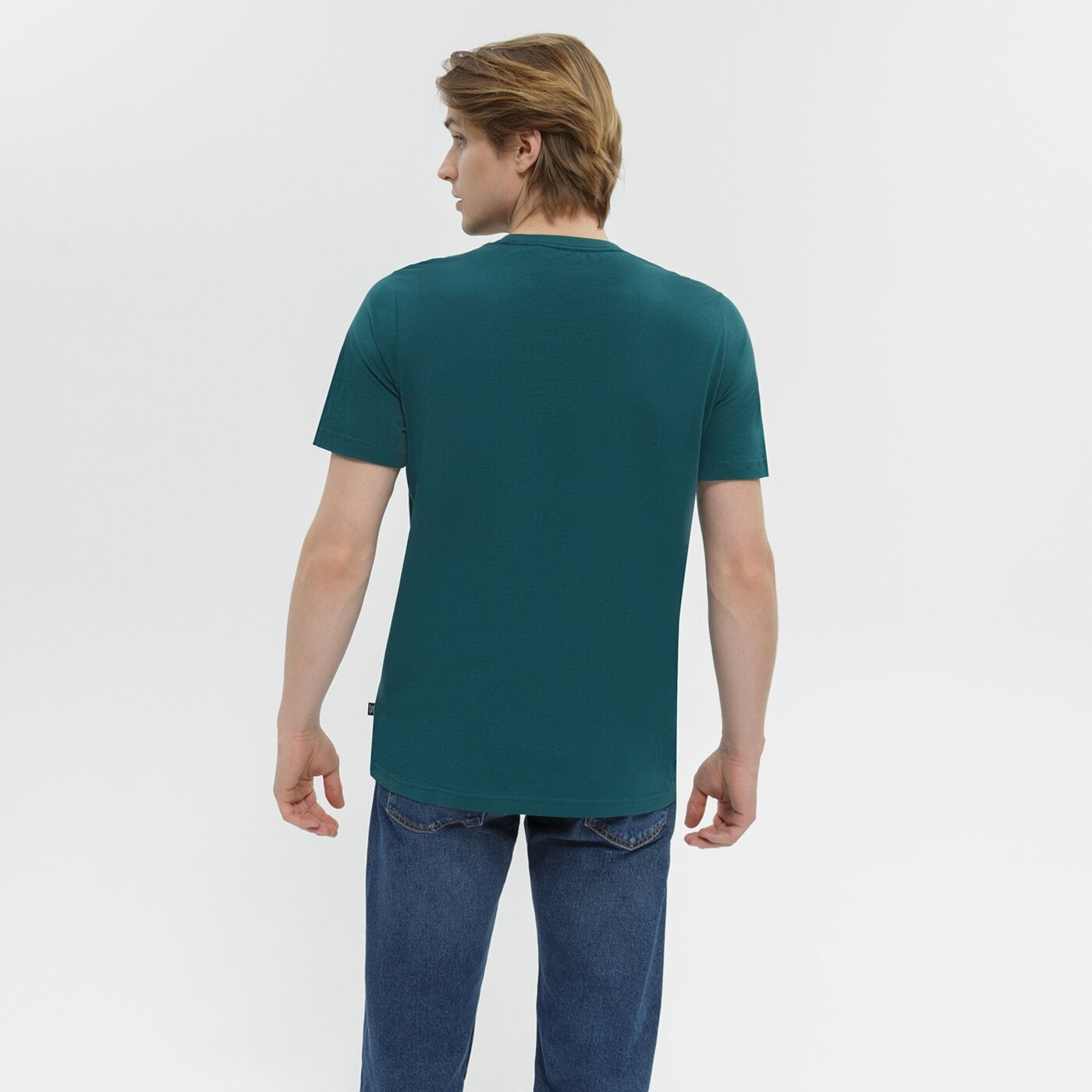 Koszulka męska PUMA T-SHIRT ESS LOGO TEE (S) 586667 20 kolor zielony