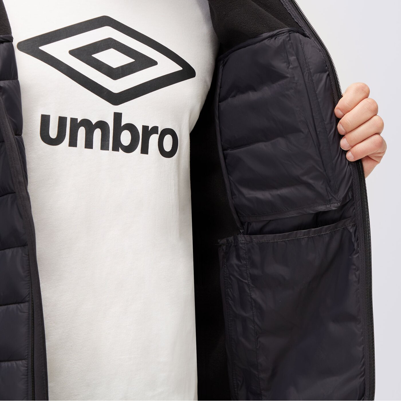 Kurtka zimowa męska UMBRO KURTKA LABS II ul324kum07001 kolor czarny