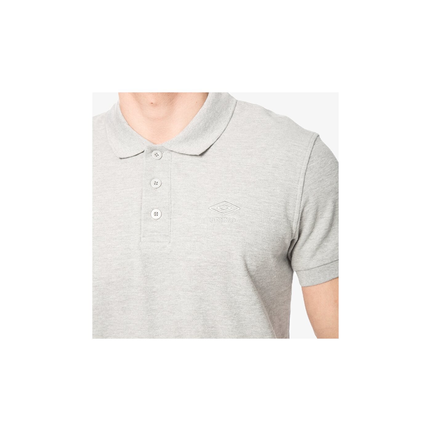Koszulka polo męska UMBRO POLO CHARLIE M ul16pom04005 kolor szary