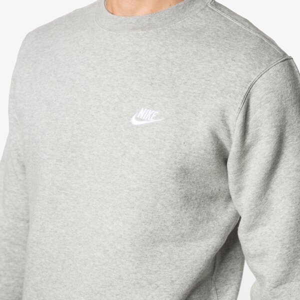 Bluza męska NIKE BLUZA M NSW CRW FLC CLUB 804340063 kolor szary