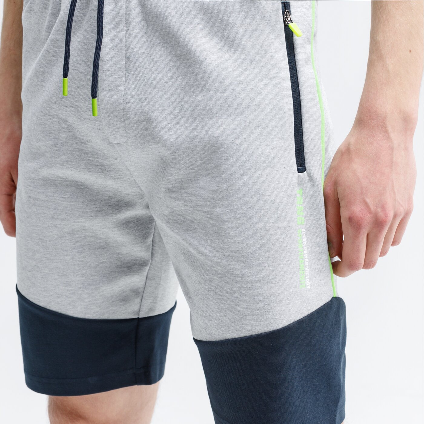 Spodenki męskie LOTTO SZORTY ELINO lo120szm13002 kolor szary