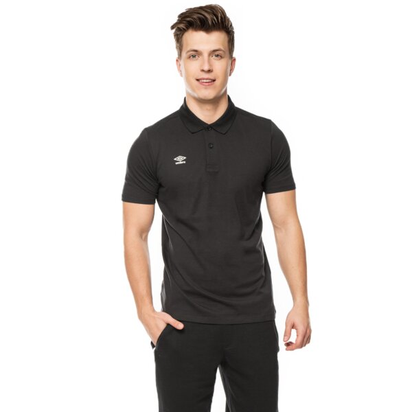 Koszulka polo męska UMBRO POLO JERSEY 62294u060 kolor czarny