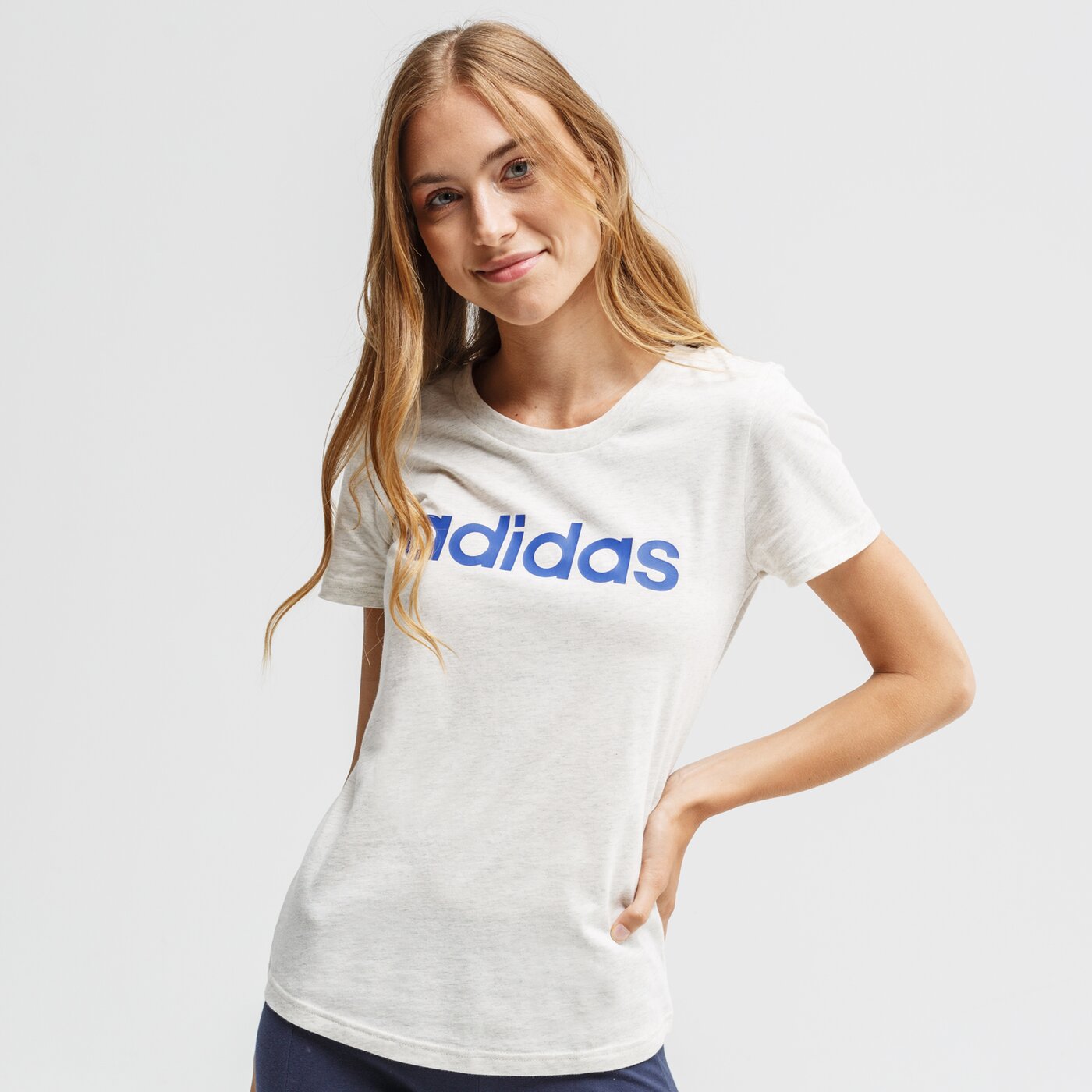 Koszulka damska ADIDAS T-SHIRT W E LIN SLIM T gd2932 kolor biały