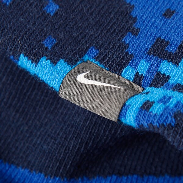 Czapka zimowa damska NIKE CZAPKA Z REVERS BEANIE YTH 546176444 kolor niebieski