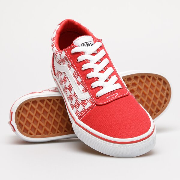 Buty dziecięce VANS YT WARD vn0a38j9izq1 kolor czerwony