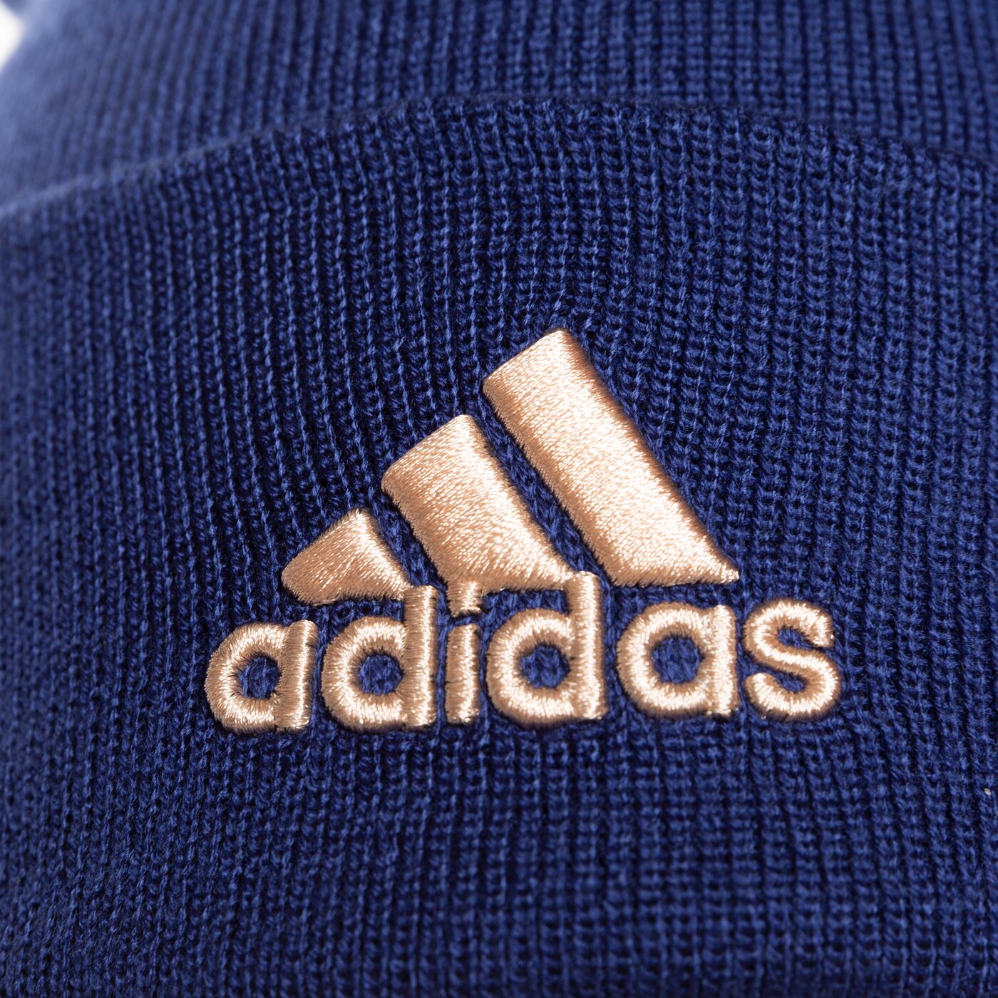 Czapka zimowa damska ADIDAS CZAPKA ZIMOWA LOGO WOOLIE gs2104 kolor granatowy