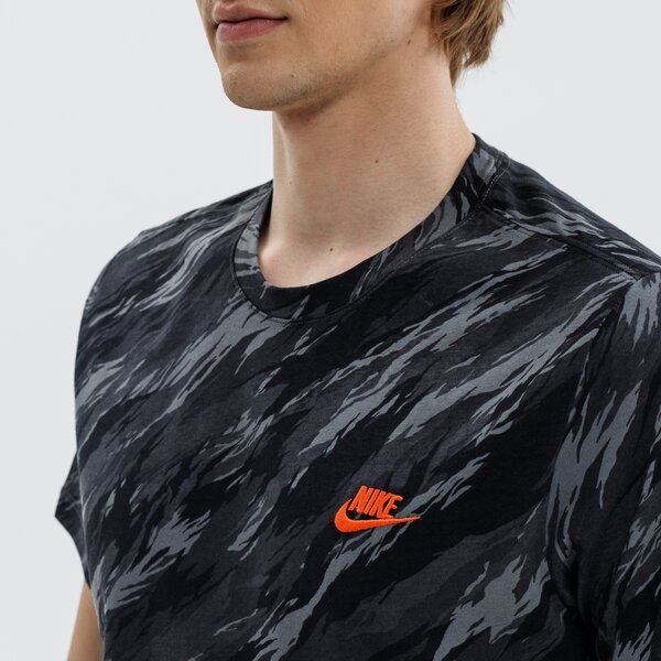 Koszulka męska NIKE T-SHIRT SS M NSW ESSENTIALS AOP dd3372-068 kolor czarny