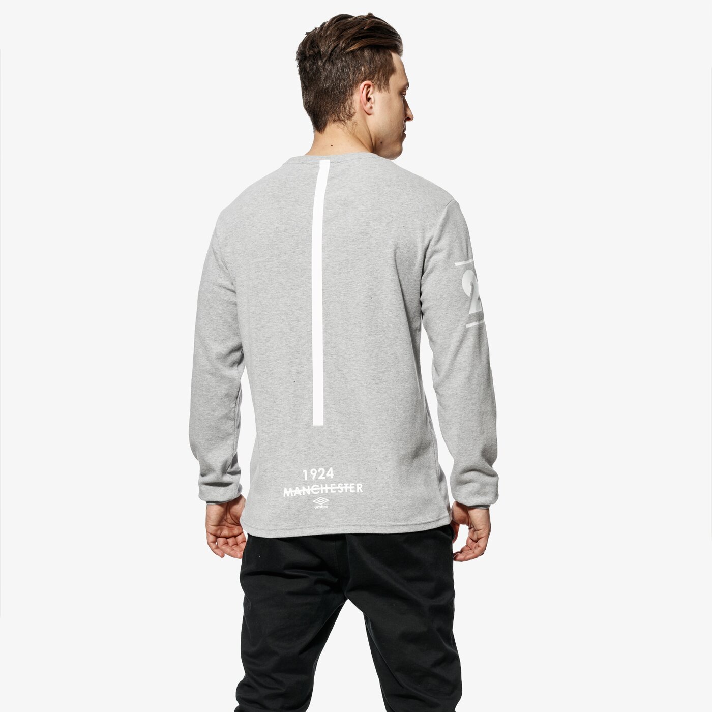 Bluza męska UMBRO BLUZA DEER ul18blm01002 kolor szary