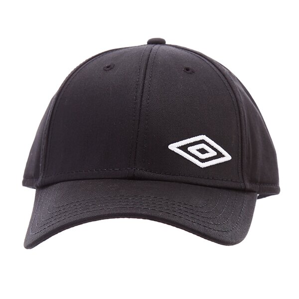 Czapka z daszkiem damska UMBRO CZAPKA TT WVN CAP 61809u060 kolor czarny