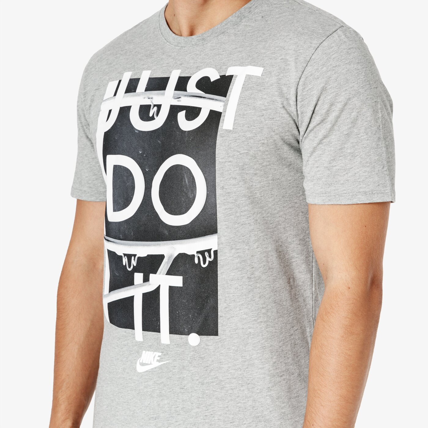 Koszulka męska NIKE T-SHIRT SS JDI+ 1 aa6419-063 kolor szary