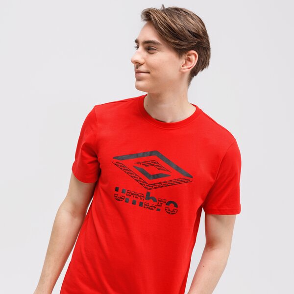 Koszulka męska UMBRO T-SHIRT JOCOB ul121tsm80002 kolor czerwony