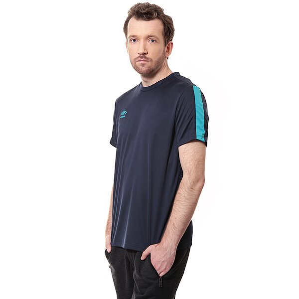 Koszulka męska UMBRO T-SHIRT TRAINING POLY 62569ucmb kolor granatowy