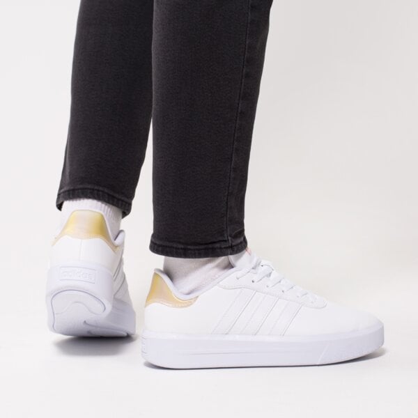Buty sportowe damskie ADIDAS COURT PLATFORM gv8997 kolor biały