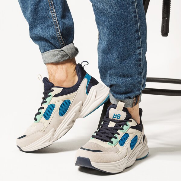 Buty sportowe męskie UP8 EDWIN upml120051 kolor beżowy