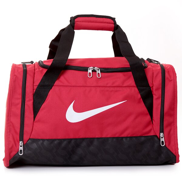 Torba sportowa damska NIKE TORBA BRASILIA 6 SMALL DUFFEL RED ba4831601 kolor czerwony