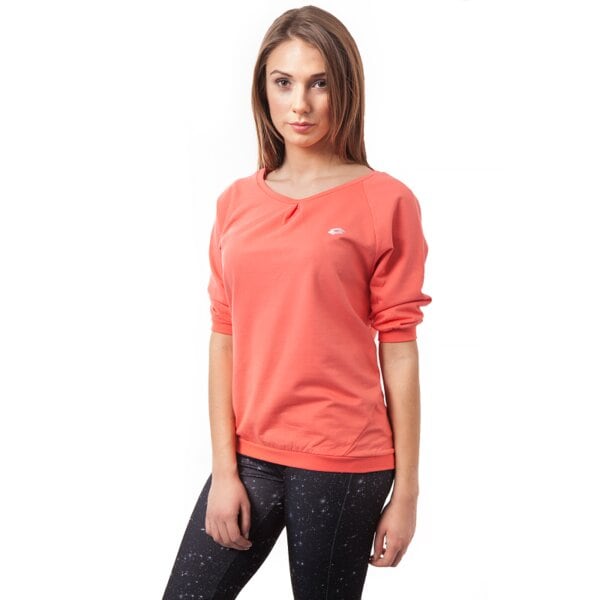 Bluza damska LOTTO BLUZA SWEAT ASIA W r4047 kolor pomarańczowy