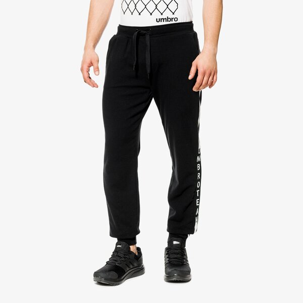 Spodnie dresowe męskie UMBRO SPODNIE SPRUCE ul18spm04001 kolor czarny