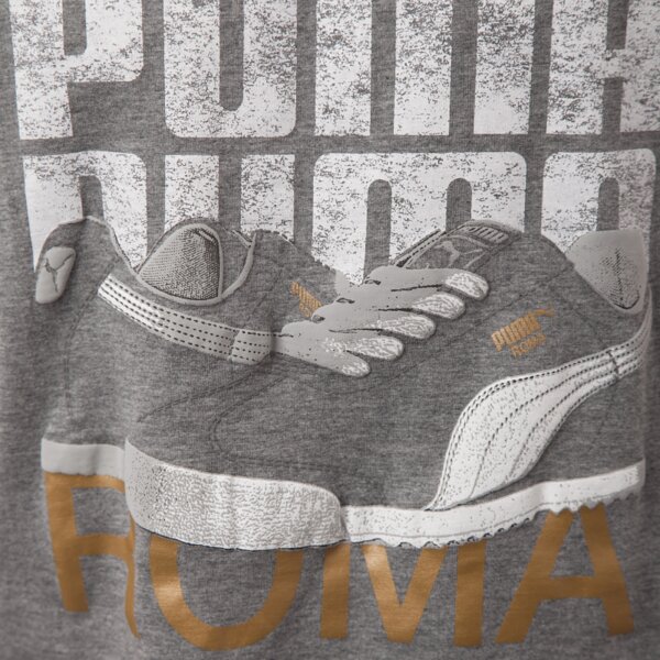 Koszulka męska PUMA T-SHIRT SNEAKER TEE 56826403 kolor szary