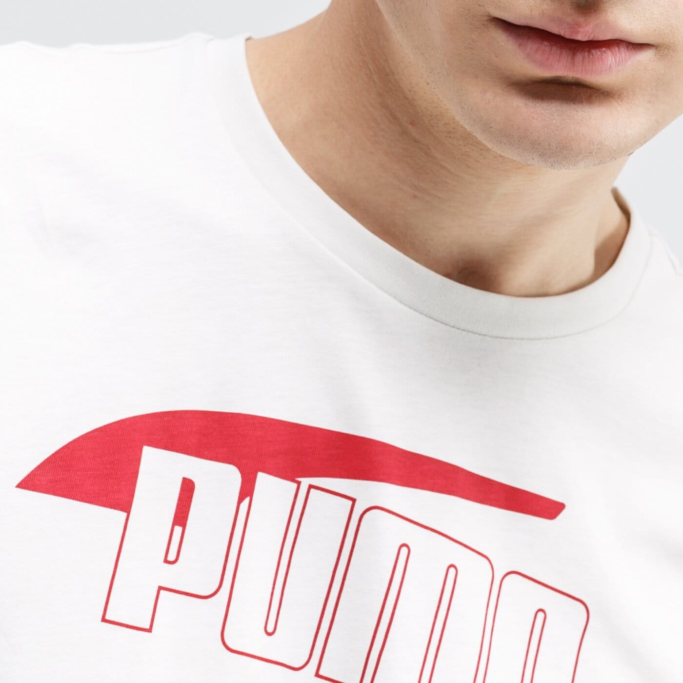 Koszulka męska PUMA T-SHIRT REBEL 583488 05 kolor biały