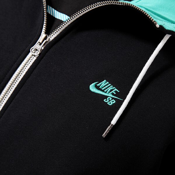 Bluza męska NIKE BLUZA SB ICON FULL ZIP HOODIE 618512014 kolor czarny