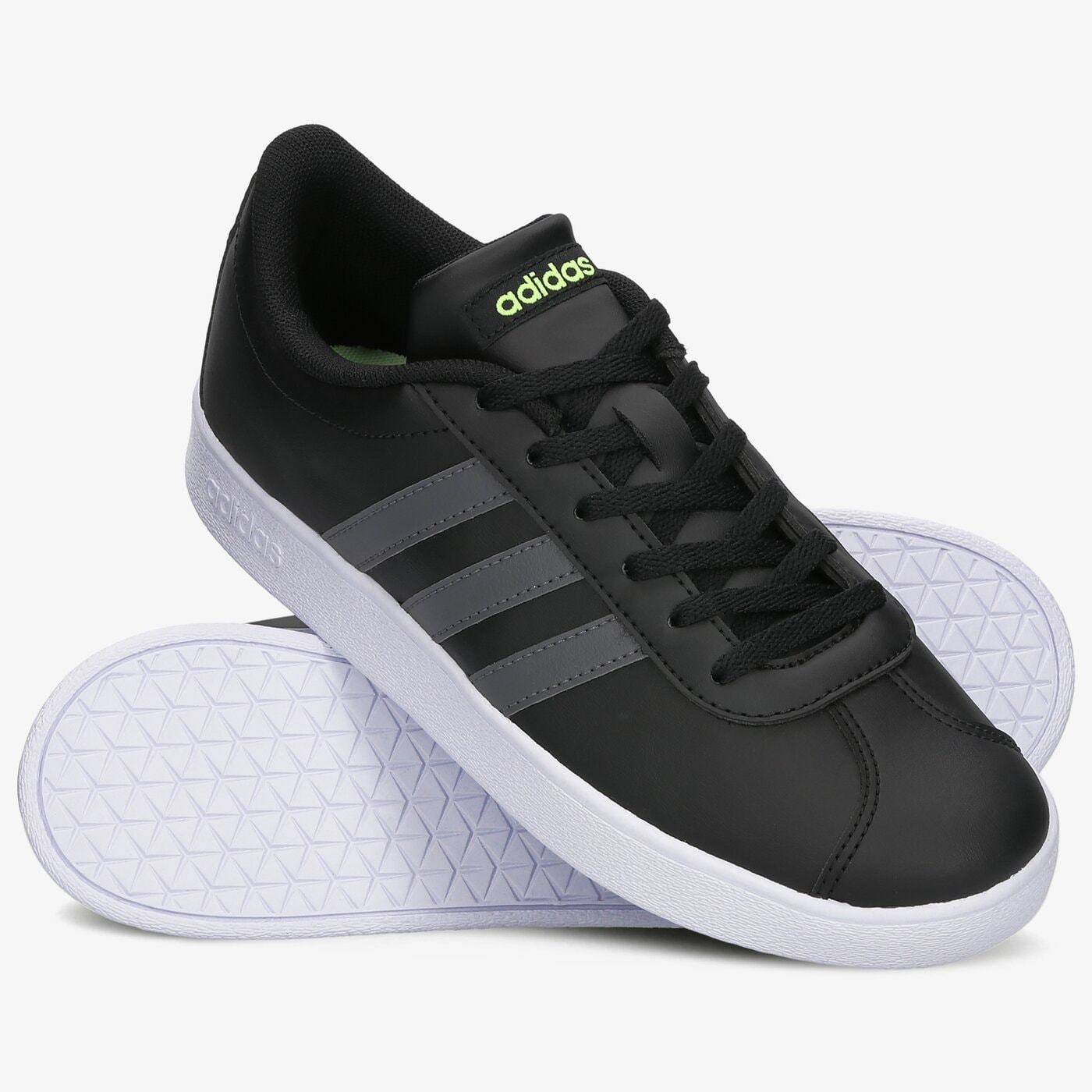 Buty dziecięce ADIDAS VL COURT 2.0 K f36381 kolor czarny