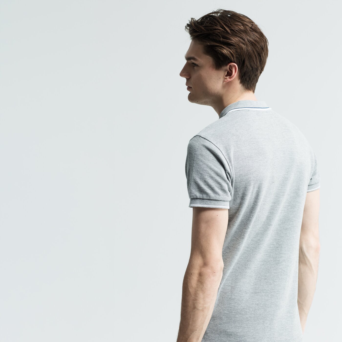 Koszulka polo męska UMBRO POLO NATLO ul19pom06001 kolor szary