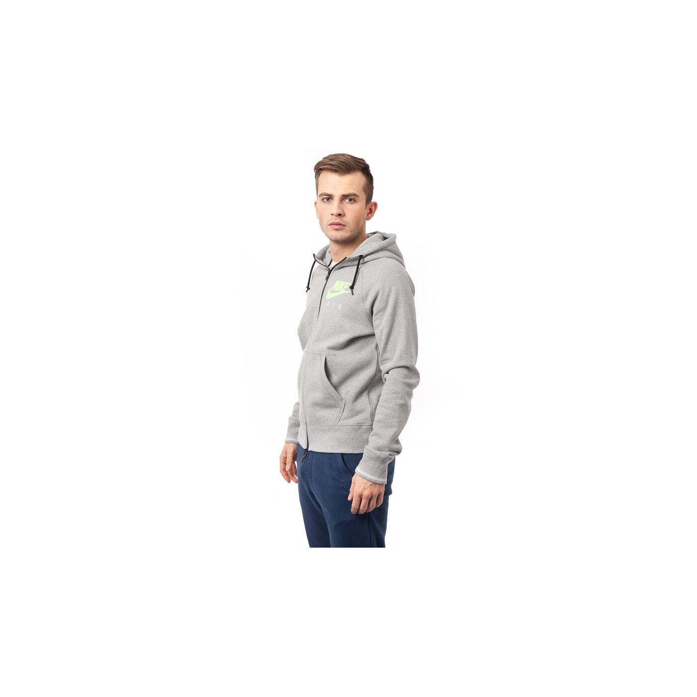 Bluza męska NIKE BLUZA AW77 FT FZ HOOD-AIR 642889063 kolor szary