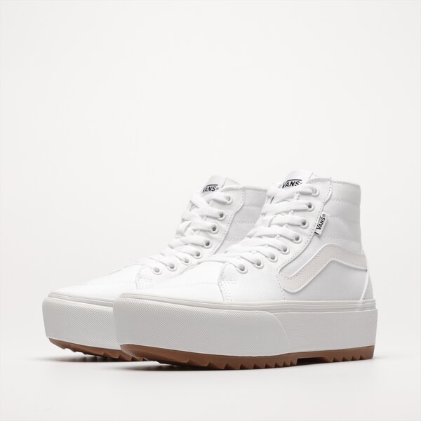 Buty sportowe damskie VANS FILMORE HI TAPERED PLATFORM ST vn0a5jlgwht1 kolor biały