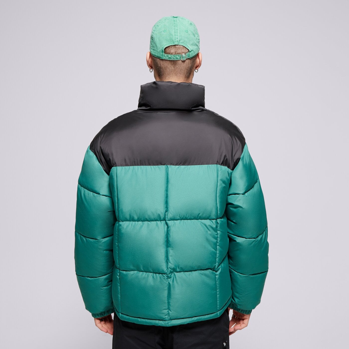 Kurtka zimowa męska ELLESSE KURTKA PUCHOWA ARGENT PADDED BLK/GREEN PADDED JACKET shx20980022 kolor czarny