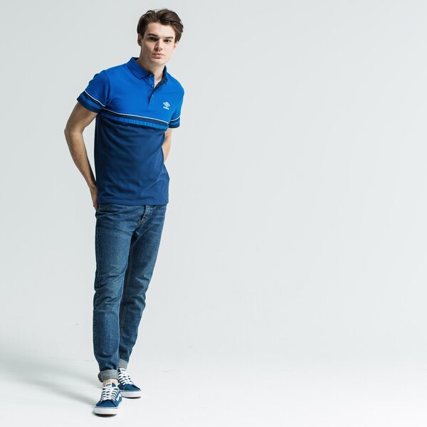 Koszulka polo męska UMBRO POLO TENGO ul19pom03002 kolor granatowy