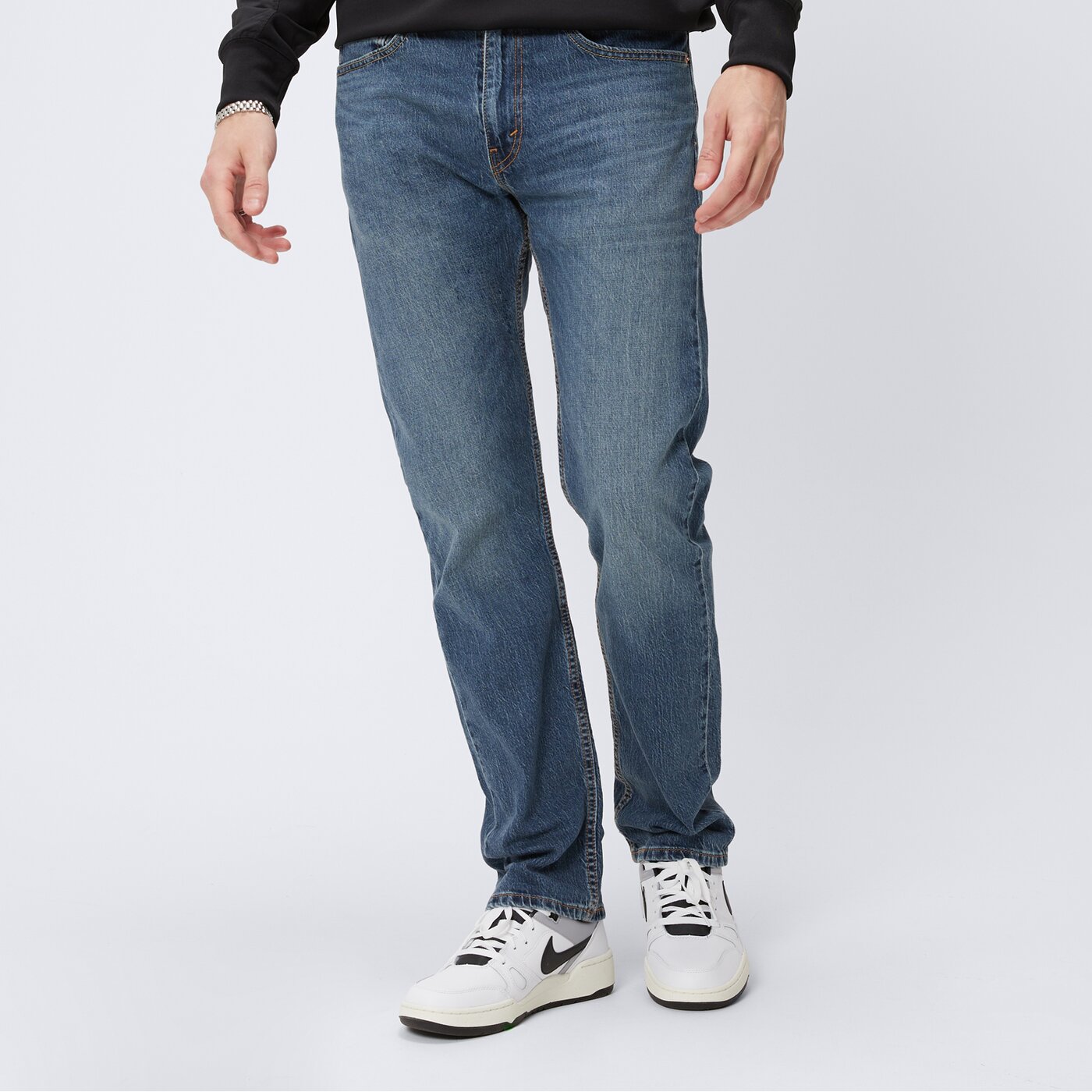 Spodnie dresowe męskie LEVI'S SPODNIE 505® REGULAR 00505-2309 kolor niebieski