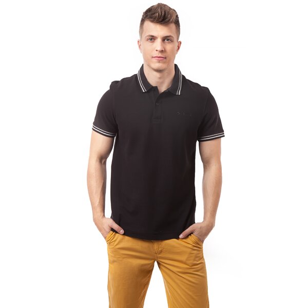 Koszulka polo męska LOTTO POLO BRODSY PQ r5136 kolor czarny