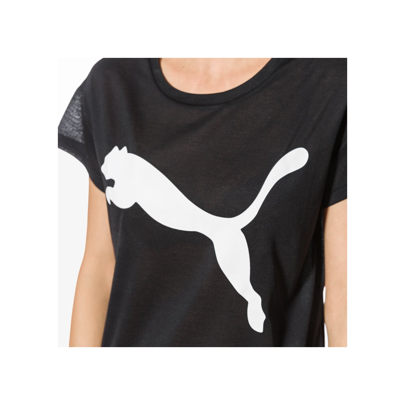 Koszulka damska PUMA T-SHIRT SS URBAN SPORTS TREND W 59398201 kolor czarny