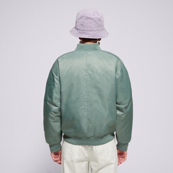 Kurtka zimowa damska VANS KURTKA BENNETT BOMBER vn000hjf1ci kolor zielony