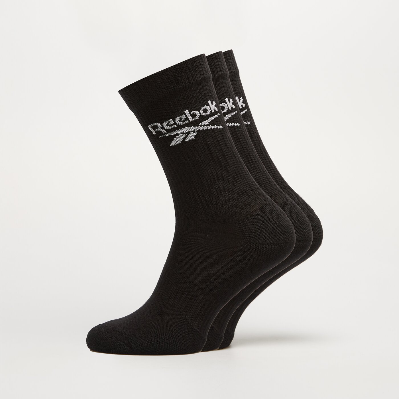 Skarpetki damskie REEBOK SKARPETY 3 PACK SOCKS LONG rbkcwtf23060-ro452-2 kolor czarny