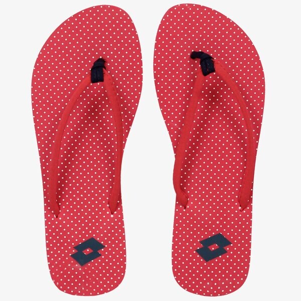 Klapki damskie LOTTO DOTS lowk118002 kolor czerwony