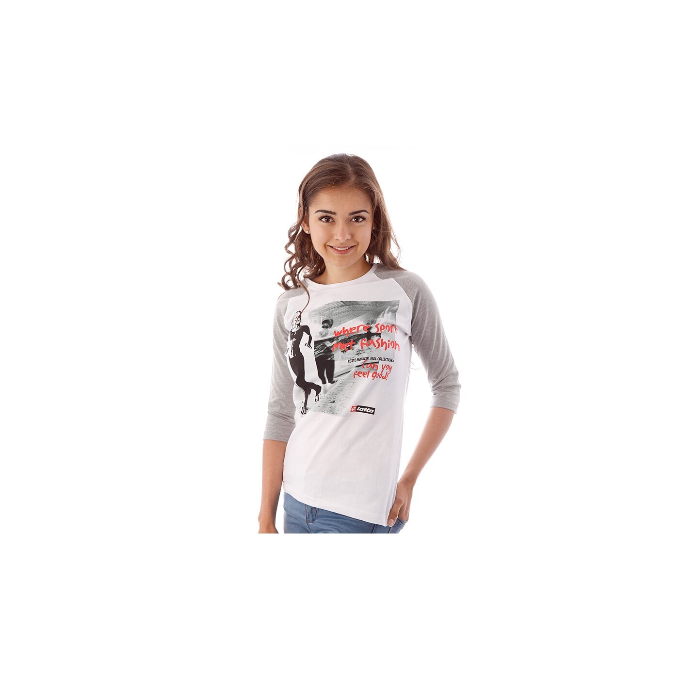 Koszulka damska LOTTO T-SHIRT BANKA lo33tsd09010 kolor biały