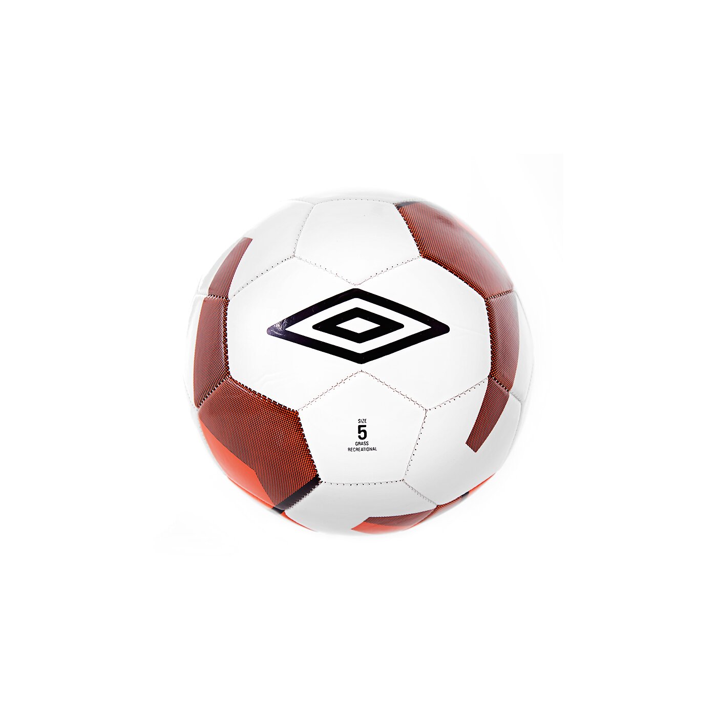 Damska piłka nożna UMBRO PILKA DECCO TRAINER BALL WHITE BLACK TRUE 25529ucii kolor biały