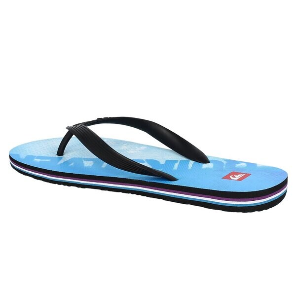 Klapki męskie QUIKSILVER MOLOKAI STAMP  krmsl043bwus kolor niebieski