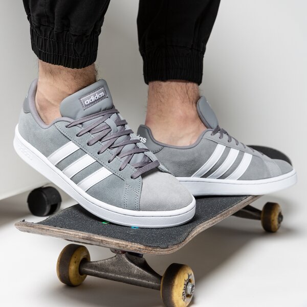 Buty sportowe męskie ADIDAS GRAND COURT f36412 kolor szary