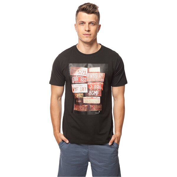 Koszulka męska FEEWEAR T-SHIRT WIND fw15tsm26001 kolor czarny