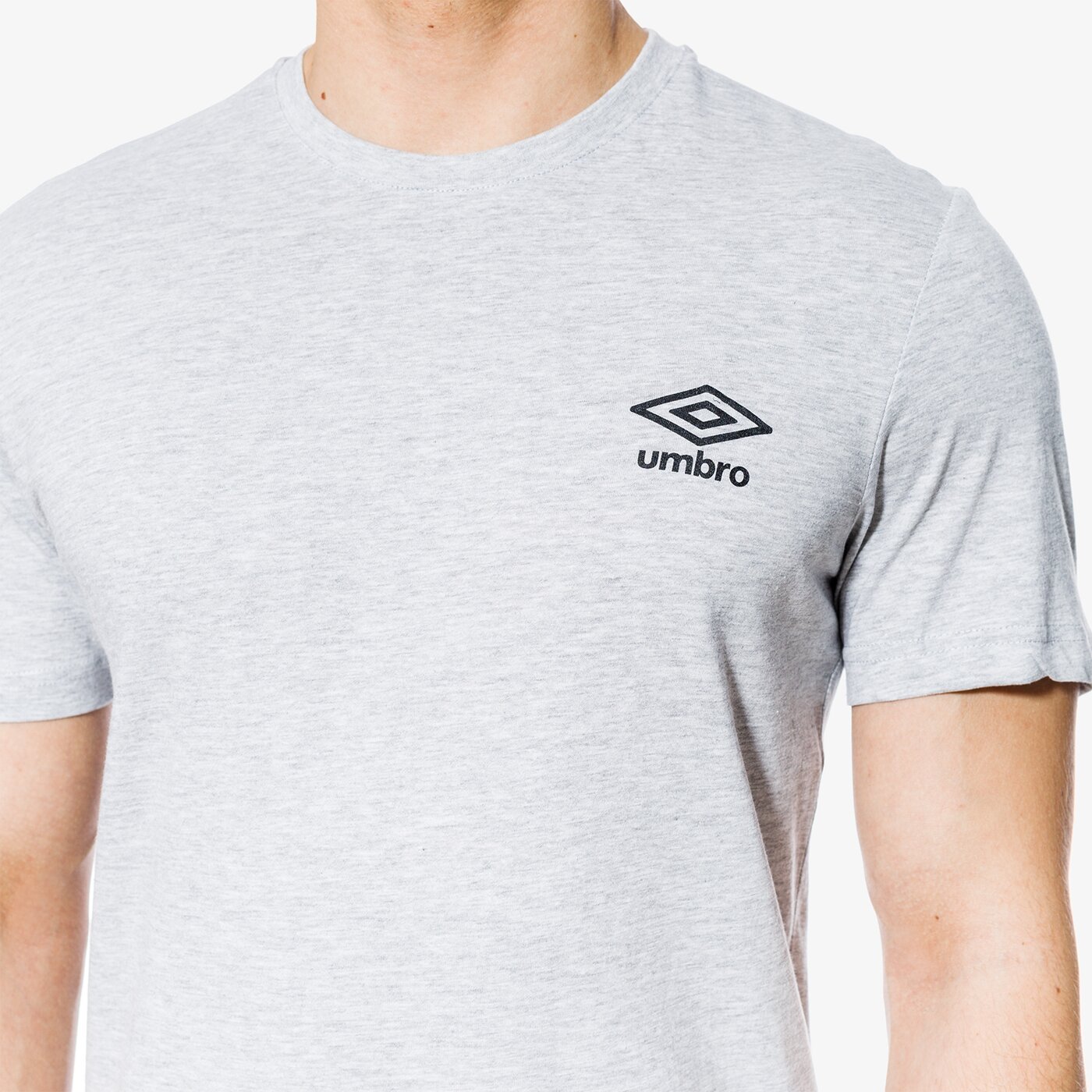 Koszulka męska UMBRO T-SHIRT DATE ul18tsm04001 kolor szary