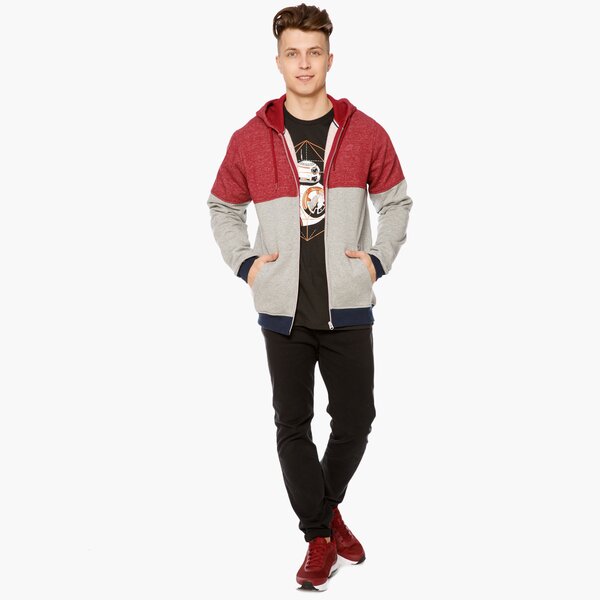 Bluza męska LOTTO BLUZA LIQU lo17blm11001 kolor czerwony