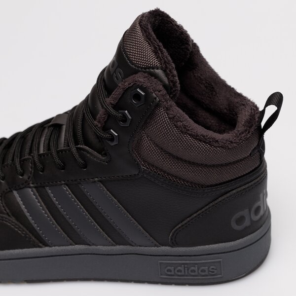 Buty sportowe męskie ADIDAS HOOPS 3.0 MID WTR gw6421 kolor czarny